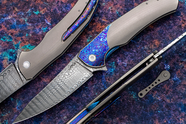 NÓŻ SKŁADANY FOLDER ISHTAR 37 DAMASTEEL HERMAN