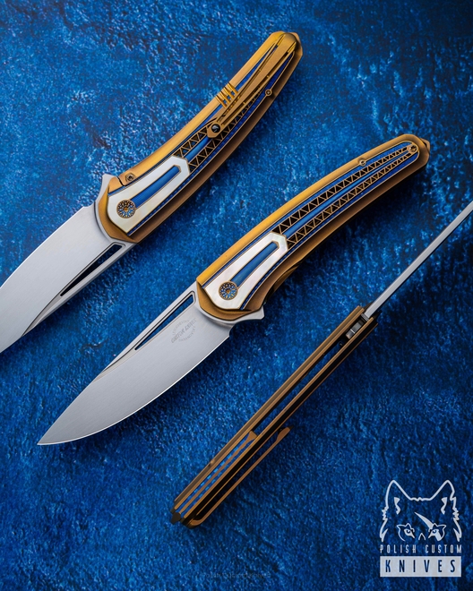 NÓŻ SKŁADANY FOLDER SPINNAKER #2 OF 33 RWL34 LESBAR KNIVES