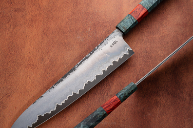 NÓŻ KUCHENNY GYUTO CHEF GO MAI 1 AOGAMI BLUE 2 KRÓL