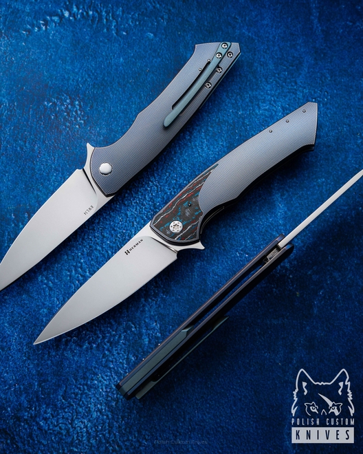 NÓŻ SKŁADANY FOLDER SLIM #0501 RWL34 HERMAN KNIVES