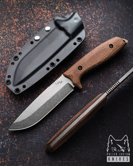 NÓŻ SURVIVALOWY TAKTYCZNY MYŚLIWSKI RAVEN MICARTA LKW