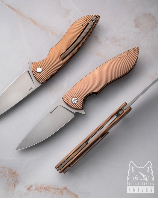 NÓŻ SKŁADANY FOLDER STING #0913 M390 OERLIKON HERMAN KNIVES