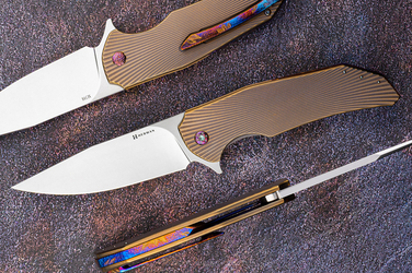 NÓŻ SKŁADANY FOLDER DRAGONFLY #0541 M398 HERMAN KNIVES