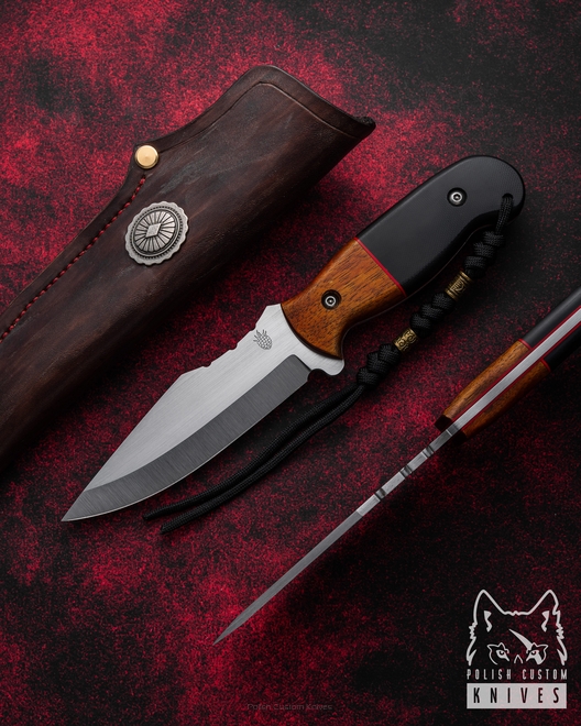 NÓŻ EDC MYŚLIWSKI ROUND 1 K720 BOHLER O2 ORZECH G10  BM