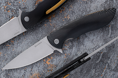 NÓŻ SKŁADANY FOLDER STING #0849 MAGNACUT DLC HERMAN KNIVES