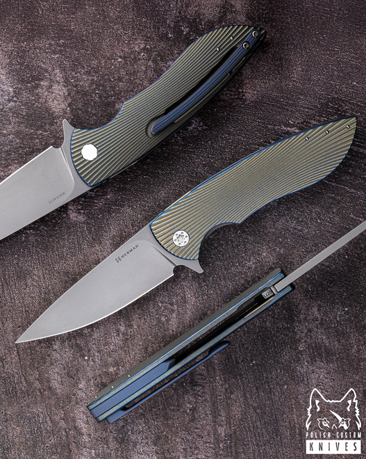 NÓŻ SKŁADANY FOLDER STING #0771 MAGNACUT HERMAN KNIVES