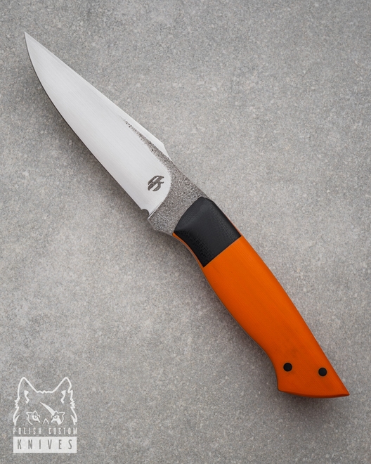 NÓŻ BEZ POCHWY ORANGE FIGHTER  ALEKSANDER
