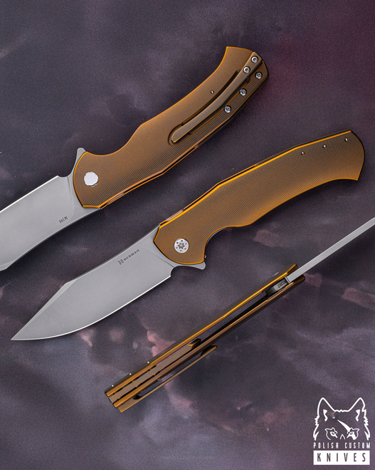 NÓŻ SKŁADANY FOLDER MANTIS #0367 M398 HERMAN KNIVES