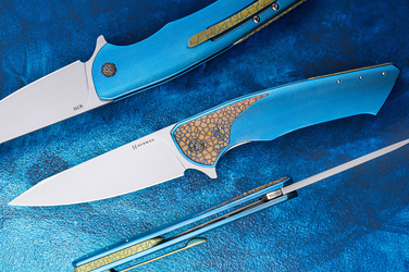NÓŻ SKŁADANY FOLDER SLIM #0708 M390 HERMAN KNIVES