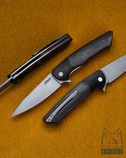 NÓŻ SLIM 5 CARBON G10