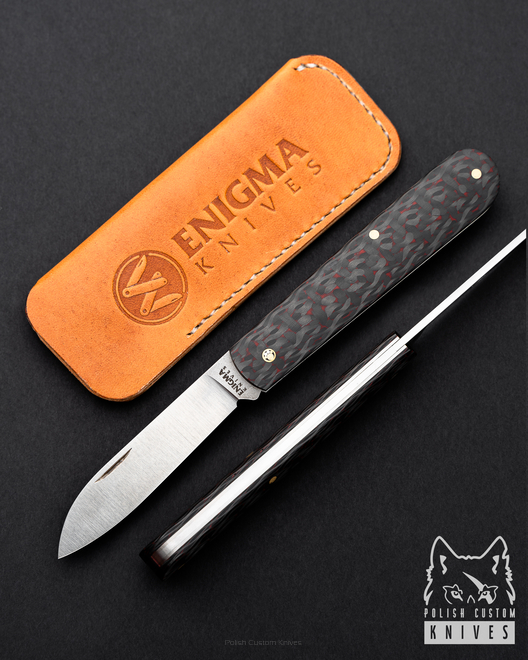 NÓŻ SKŁADANY, SLIPJOINT ENIGMA KNIVES 9 Z POCHWĄ 