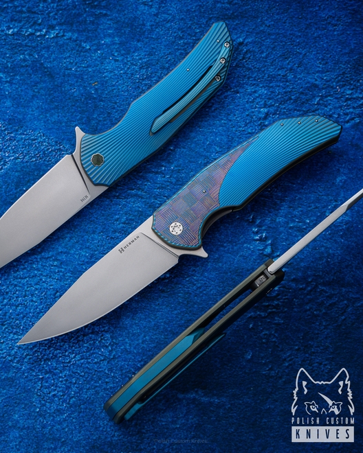 NÓŻ SKŁADANY FOLDER DRAGONFLY 321 M398 HERMAN KNIVES