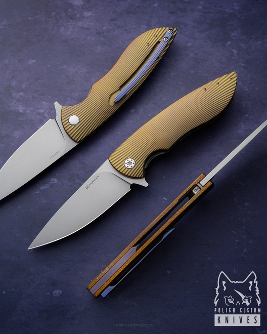 NÓŻ SKŁADANY FOLDER STING #0793 MAGNACUT HERMAN KNIVES