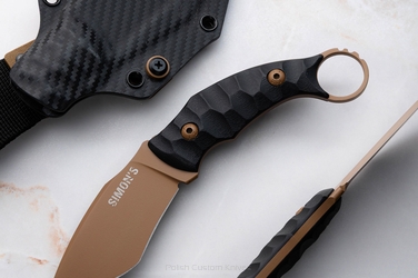 NÓŻ EDC SURVIVALOWY TAKTYCZNY SHARK 2613 K720 G10 SIMON'S KNIVES