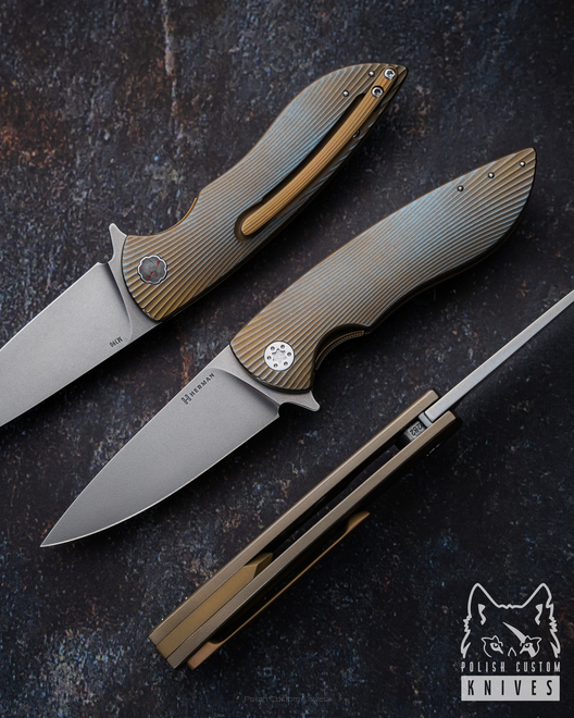 NÓŻ SKŁADANY FOLDER MICRO STING 282 M390 HERMAN KNIVES