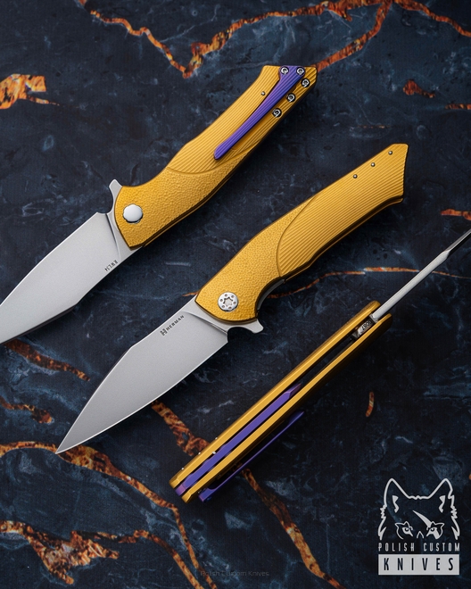 NÓŻ SKŁADANY FOLDER BEE #0087 RWL34 OERLIKON HERMAN KNIVES