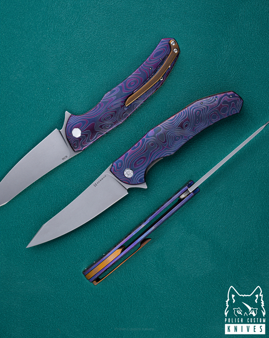 NÓŻ SKŁADANY FOLDER ISHTAR 593 M390 HERMAN KNIVES