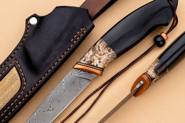 NÓŻ MYŚLIWSKI ASTOR HUNTER II DAMASCUS G-CUSTOM