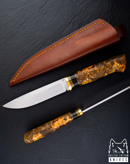 NÓŻ SURVIVALOWY MYŚLIWSKI OUTDOOR 6 N690 KIEDI KNIVES