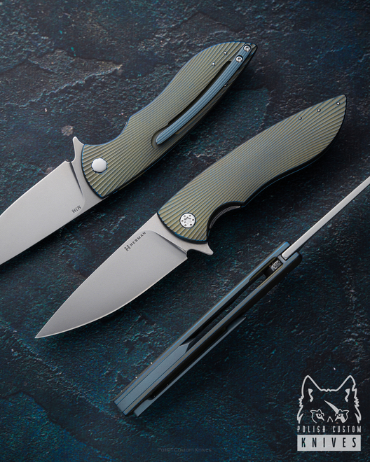 NÓŻ SKŁADANY FOLDER STING 655 M398 HERMAN KNIVES