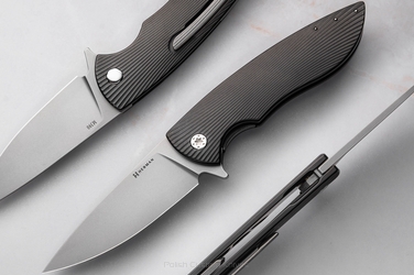 NÓŻ SKŁADANY FOLDER STING #0914 M390 OERLIKON DLC HERMAN KNIVES