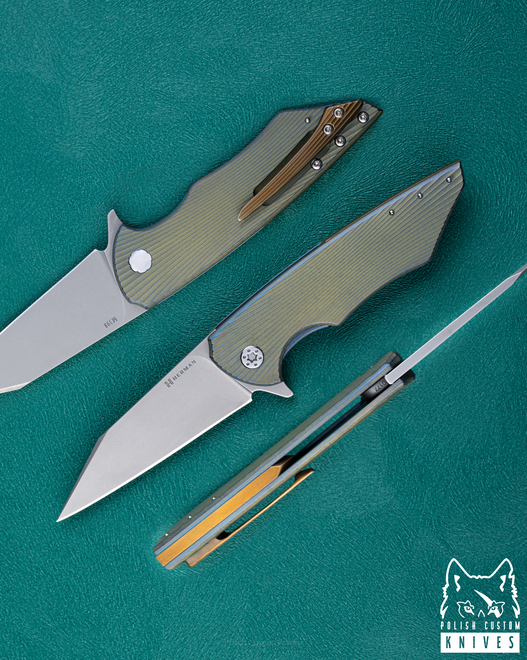 NÓŻ SKŁADANY FOLDER VESPERTILIO 177 M398 HERMAN KNIVES