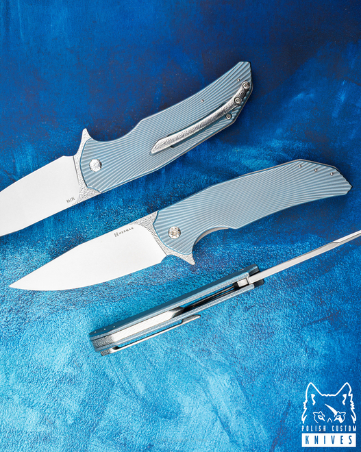 NÓŻ SKŁADANY FOLDER DRAGONFLY #0540 M398 HERMAN KNIVES