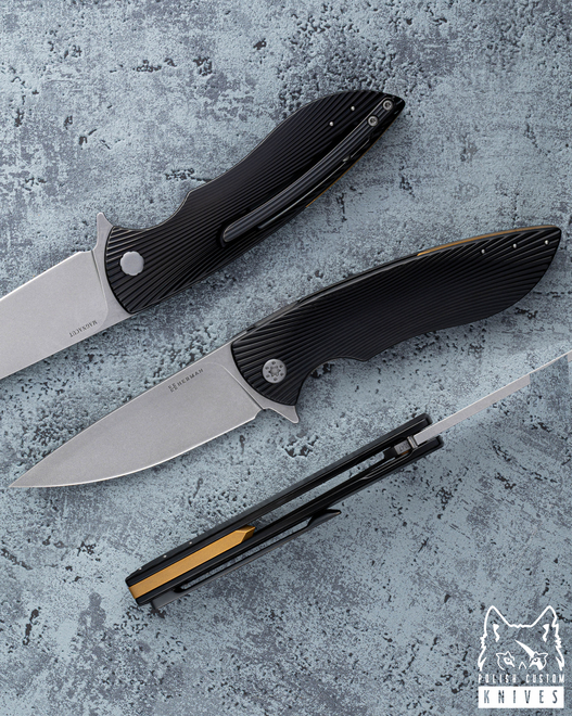 NÓŻ SKŁADANY FOLDER STING #0847 MAGNACUT DLC HERMAN KNIVES