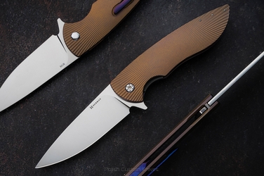 NÓŻ SKŁADANY FOLDER BIG STING #0039 M398 HERMAN KNIVES