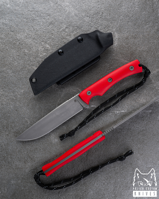 NÓŻ MYŚLIWSKI TAKTYCZNY SURVIVALOWY HUNTER 11 ELMAX G10 AK KNIVES