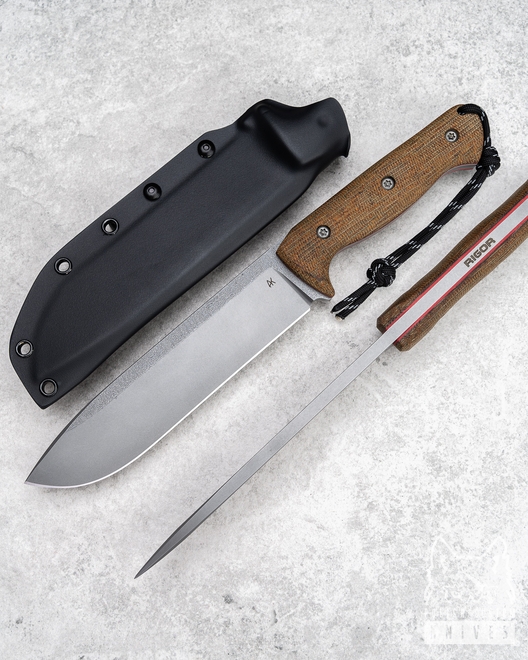 NÓŻ SURVIVALOWY ODC 170 MICARTA G10 CZERWONE RIGOR AK