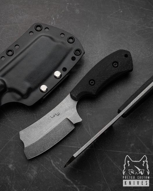 NÓŻ EDC SMILING MONSTER G10 CZARNY LKW