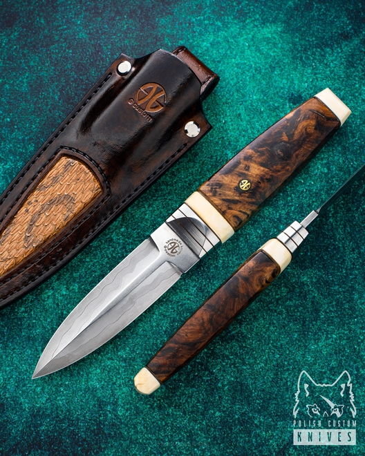 NÓŻ TAKTYCZNY SZTYLET EKSKLUZYWNY STILETTO 1 SAN MAI G-CUSTOM 