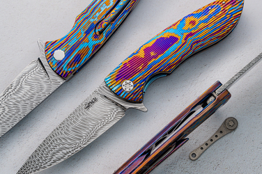 NÓŻ SKŁADANY STING 17 TIMASCUS DAMASTEEL HERMAN