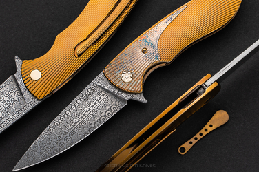 NÓŻ SKŁADANY FOLDER STING 62 DAMASTEEL HERMAN