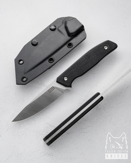 NÓŻ SURVIVALOWY AMBRO 2 1 NC11LV G10 BLACK ZAPAS KNIVES