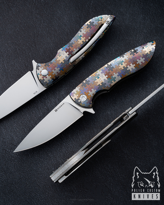 NÓŻ SKŁADANY FOLDER STING 650 M398 HERMAN KNIVES