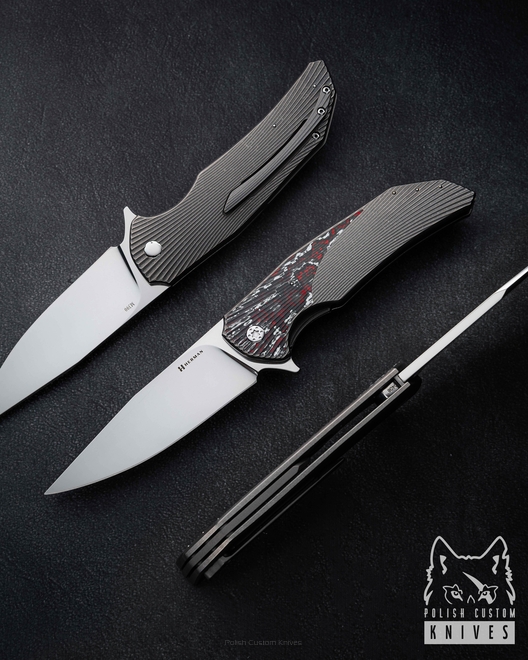 NÓŻ SKŁADANY FOLDER DRAGONFLY #0406 M390 HERMAN KNIVES