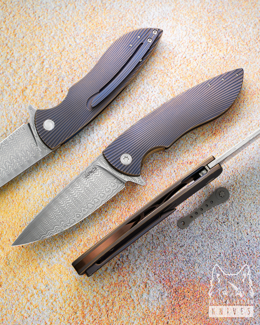 NÓŻ SKŁADANY FOLDER STING 86 DAMASTEEL HERMAN