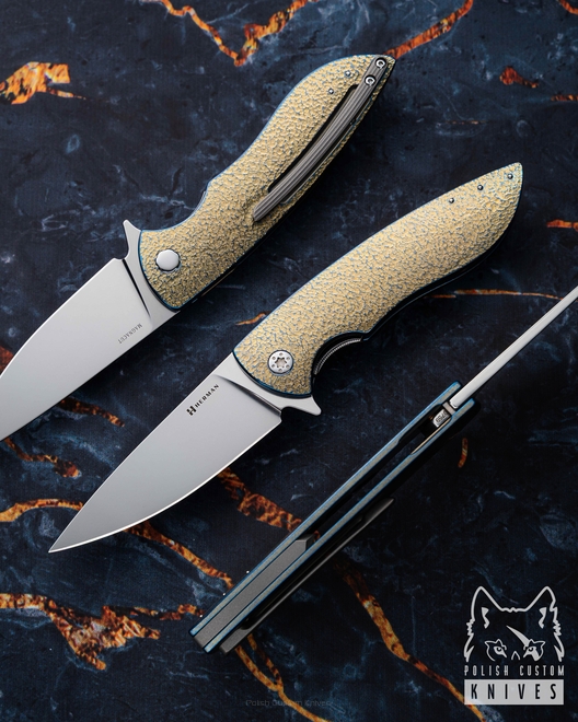 NÓŻ SKŁADANY FOLDER STING #0759 MAGNACUT HERMAN KNIVES