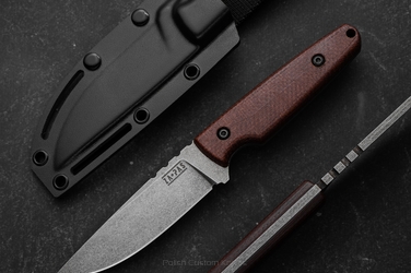 NÓŻ BUSHCRAFTOWY SURVIVALOWY HANDIE 6 NMV O2 JUTA ACID STONEWASH ZA-PAS