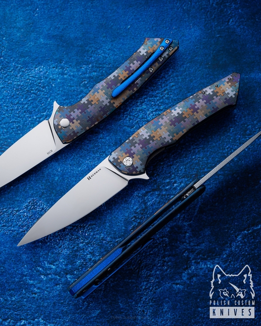 NÓŻ SKŁADANY FOLDER SLIM 431 M398 PUZZLE HERMAN KNIVES
