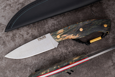 NÓŻ MYŚLIWSKI HUNTER INDIVIDUAL H385 K110 BRZOZA KARELSKA FALKE KNIVES