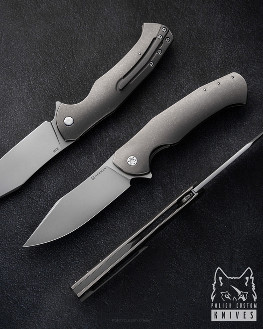 NÓŻ SKŁADANY FOLDER MANTIS 163 M390 HERMAN KNIVES