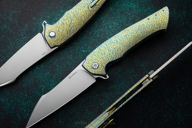 NÓŻ SKŁADANY FOLDER OVIUM GENERACJA 2 #0108 M390 HERMAN KNIVES