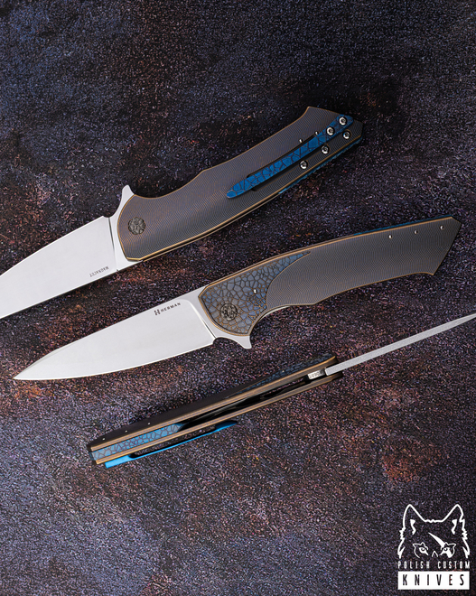 NÓŻ SKŁADANY FOLDER SLIM #0685 MAGNACUT HERMAN KNIVES