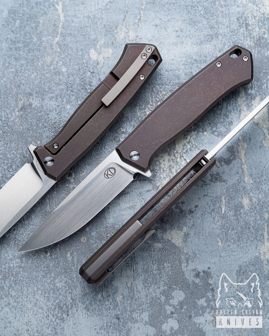 NÓŻ  SKŁADANY FOLDER ARSEN BRONZE STONEWASH KD
