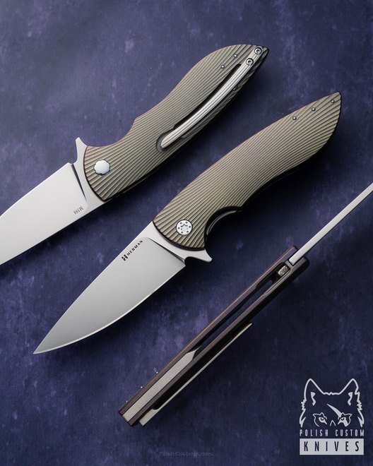 NÓŻ SKŁADANY FOLDER STING 660 M398 HERMAN KNIVES