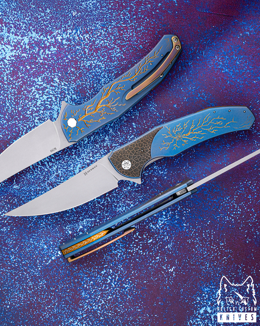 NÓŻ SKŁADANY FOLDER ISHTAR #0815 M390 HERMAN KNIVES