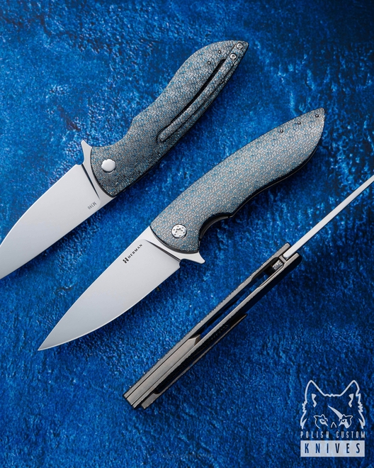 NÓŻ SKŁADANY FOLDER STING #0710 TESSERACT M390 HERMAN KNIVES